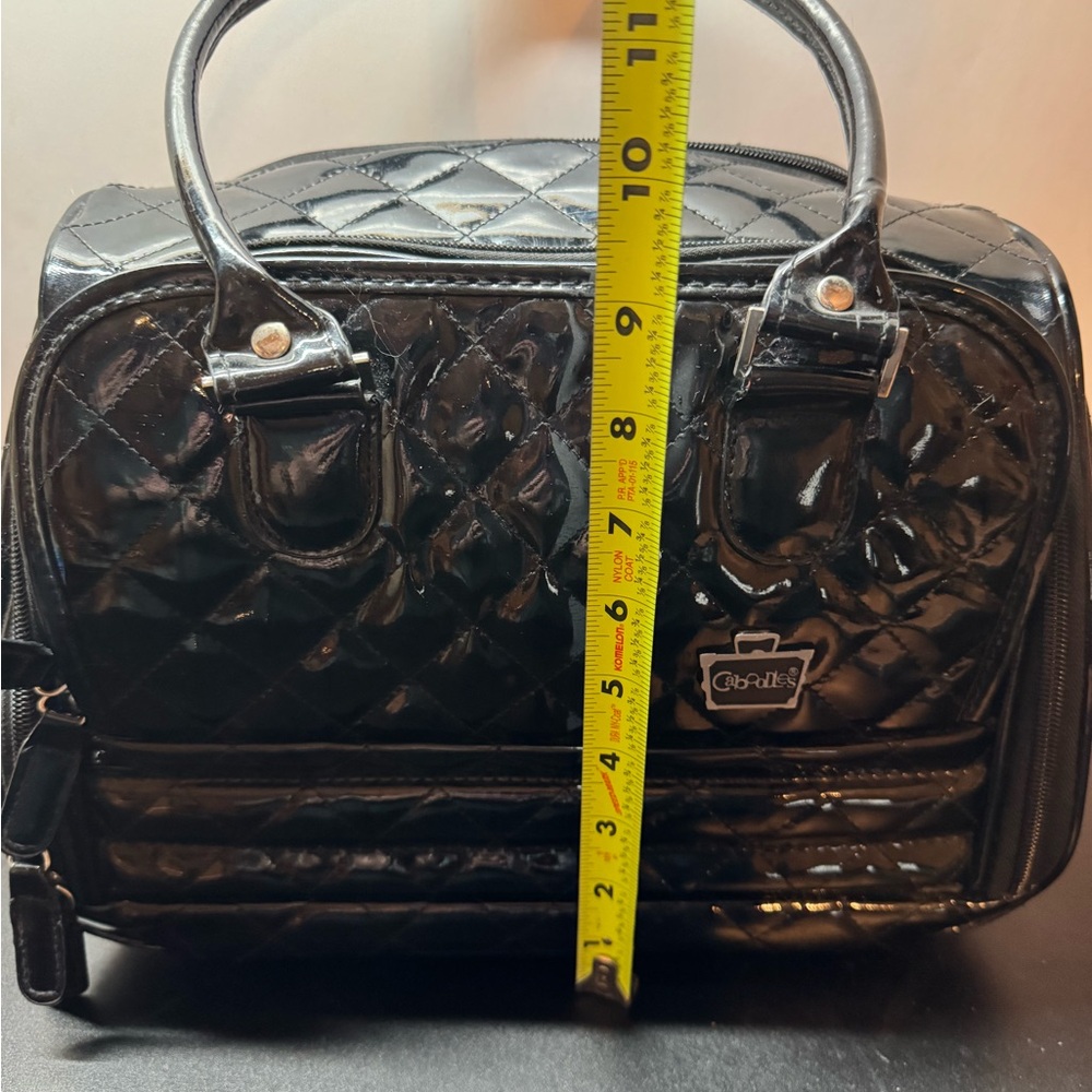 Caboodles Glossy Black Quilted Cosmetic Case - Picture 2 of 13